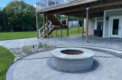 Hardscaping in VA - Firepit and Patio